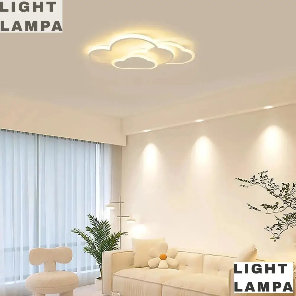 Cloud-Shaped Light Lampa